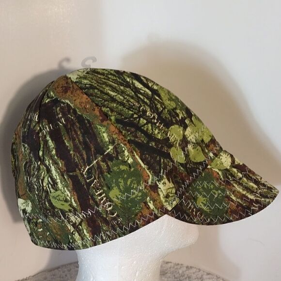 Comeaux Camo/Hunters Orange Reversible Welders Cap - Picture 4 of 7